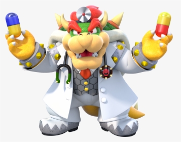 Dr - Bowser - Dr Mario World Bowser, HD Png Download, Transparent PNG