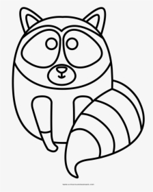 Collection Of Free Raccoon Drawing Easy Download On - Line Art, HD Png Download, Transparent PNG