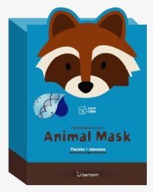 Animal Mask Pack - Placenta Face Mask Racoon, HD Png Download, Transparent PNG