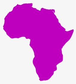 Transparent Africa Silhouette Png - Africa Map Solid Color, Png Download, Transparent PNG