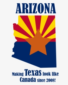 Arizona State Flag Png, Transparent Png, Transparent PNG