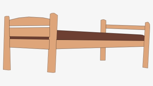 Angle,hardwood,wood - Wooden Cot Clipart, HD Png Download, Transparent PNG
