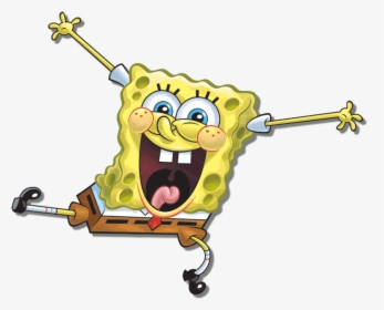 Spongebob Characters - Spongebob With White Background, HD Png Download, Transparent PNG