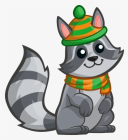 Raccoon Clip Art At Vector 4 - Clipart Racoon Tail Png, Transparent Png, Transparent PNG