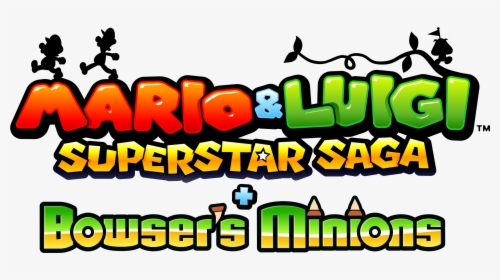 Mlssbm Logo - Mario & Luigi Superstar Saga Bowser's Minions Logo, HD Png Download, Transparent PNG