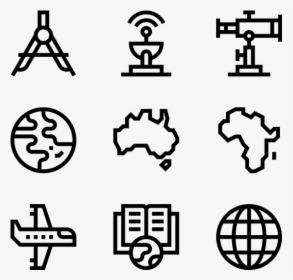Geography - Coffee Icons Vector, HD Png Download, Transparent PNG