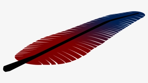 Fedder Quill Red Free Vector Graphic On - Feather Clip Art, HD Png Download, Transparent PNG