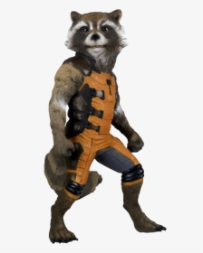 Download Rocket Raccoon Png Image - Guardians Of The Galaxy Characters Rocket, Transparent Png, Transparent PNG
