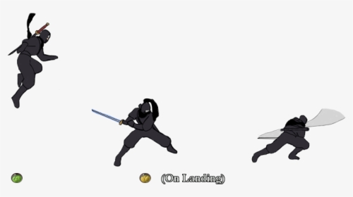 Animation Cycle Ninja Attack, HD Png Download, Transparent PNG