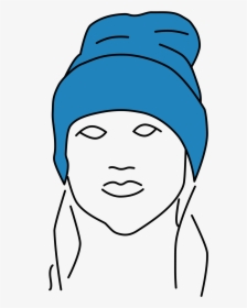 Draw A Beanie Front View, HD Png Download, Transparent PNG
