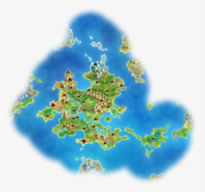Water Continent - Pokemon Super Mystery Dungeon Map, HD Png Download, Transparent PNG