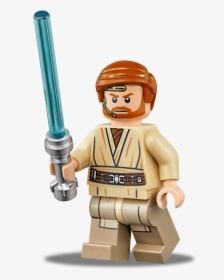 Star Wars Lego Minifigure Obi, HD Png Download, Transparent PNG