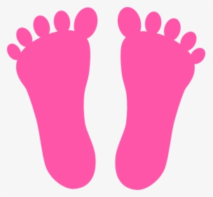 Bare Foot Print Clipart - Footprint Clipart, HD Png Download, Transparent PNG