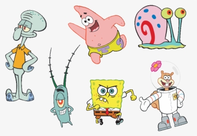 Spongebob Squarepants - Spongebob And Friends Clipart, HD Png Download, Transparent PNG