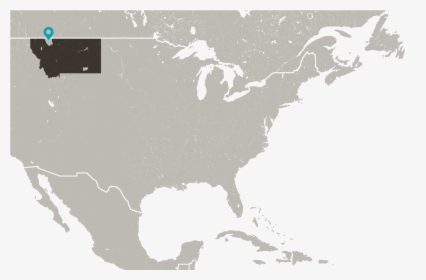 North America Digital Elevation Map, HD Png Download, Transparent PNG