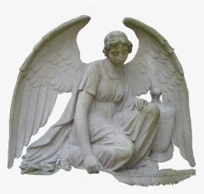 Angel, Art, And Png Image - Angel Statue Transparent, Png Download, Transparent PNG