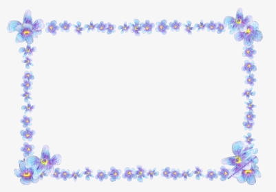 Forget Me Not Flowers Borders, HD Png Download, Transparent PNG