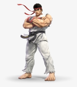 Ryu From Street Fighter - Personajes De Super Smash Bros Ultimate, HD Png Download, Transparent PNG