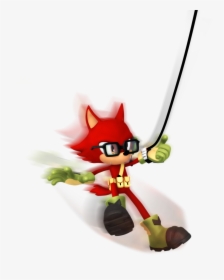 Another Render Of The New Custom Hero From Sonic Forces - Sonic Forces Grappling Hook, HD Png Download, Transparent PNG