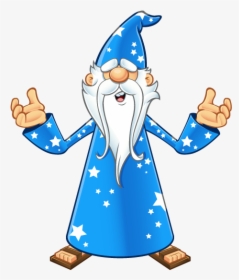 Sorcerer Cartoon Wizard, HD Png Download, Transparent PNG