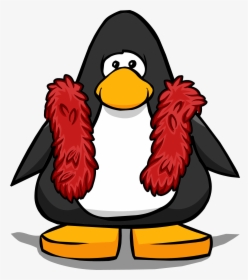 Red Feather Boa From A Player Card - Club Penguin Fishing Png, Transparent Png, Transparent PNG