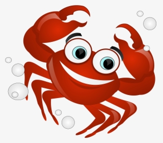 Cute Transparent Background Crab Clip Art, HD Png Download, Transparent PNG