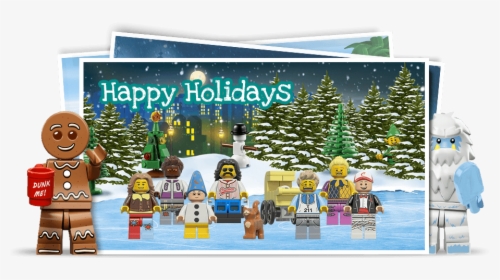 Lego - Lego Christmas Gift Card, HD Png Download, Transparent PNG