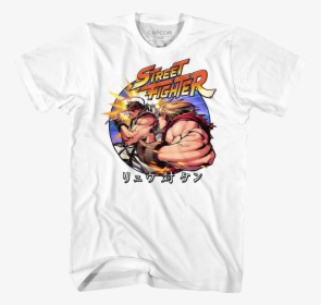 Japanese Street Fighter T-shirt - T-shirt, HD Png Download, Transparent PNG