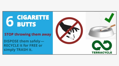 Do Not Litter Cigarette, HD Png Download, Transparent PNG