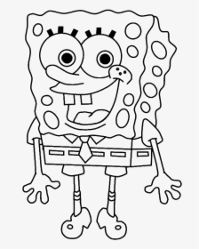 Sponge Bob Square Pants Coloring Pages, HD Png Download, Transparent PNG