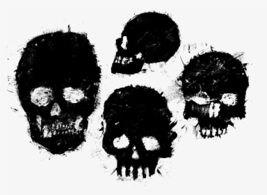 Black Skull Png Free Download - Skull Png Transparent, Png Download, Transparent PNG