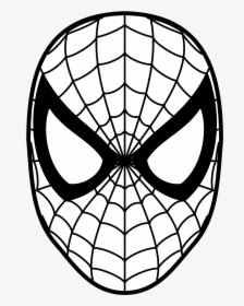 Spider Man Logo Png Transparent & Svg Vector - Spiderman Face, Png Download, Transparent PNG