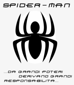 Spider Man Logo Black And White - Spider-man, HD Png Download, Transparent PNG