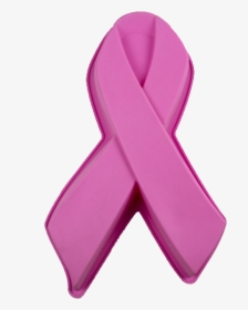 Breast Cancer Ribbon Cake Pan With Stand - Pink Ribbon, HD Png Download, Transparent PNG