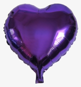 Heart Shape Balloon - Foil Balloon Heart Purple, HD Png Download, Transparent PNG