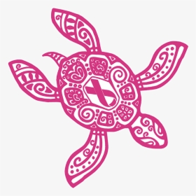 Breast Cancer Awareness Turtle, HD Png Download, Transparent PNG