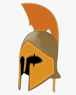 Helmet Spartan Warrior - Greek Military Transparent Png, Png Download, Transparent PNG