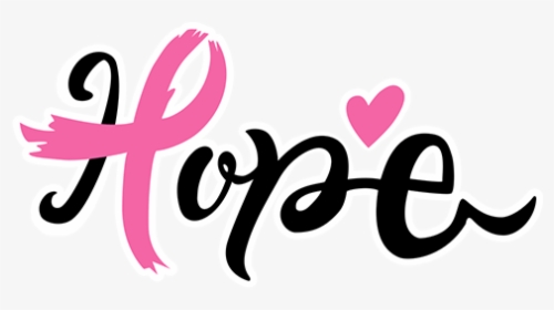 #hope #women #breast #cancer #pink #ribbon - Calligraphy, HD Png Download, Transparent PNG
