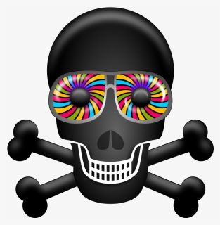 Skull Free To Use Clipart - Psychedelic Skull Png, Transparent Png, Transparent PNG
