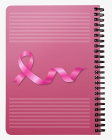 Breast Cancer Awareness Pink Ribbon Spiralbound Notebook - Notebook, HD Png Download, Transparent PNG