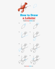 How To Draw Lobster - Baby Deer Drawing Easy Step By Step, HD Png Download, Transparent PNG