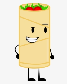 Clip Art Burrito Cartoon - Burrito Clipart Png, Transparent Png, Transparent PNG