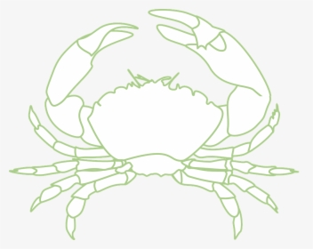 Crab, Crustacean, Sea Life, Lobster, Crayfish, Crawfish - Crab Png Black And White, Transparent Png, Transparent PNG