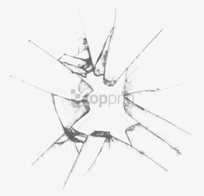 Transparent Broken Ground Clipart - Shattered Glass Png Transparent, Png Download, Transparent PNG