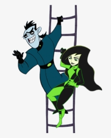 Drakken And Shego Escaping - Shego Kim Possible Villains, HD Png Download, Transparent PNG