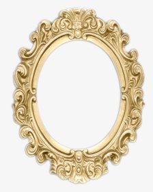 Fairy Fantasy Frames - Transparent Background Round Gold Frame Png, Png Download, Transparent PNG