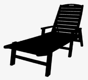 Lounge Silhouette - Outdoor Plastic Lounge Chairs, HD Png Download, Transparent PNG