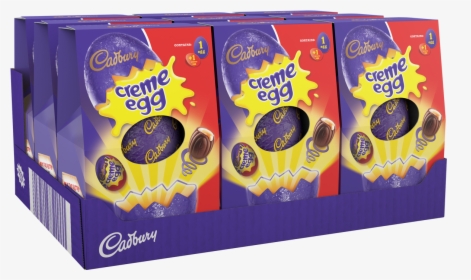 Medium Creme Egg 138g Box Of - Cadbury Easter Egg Varieties, HD Png Download, Transparent PNG
