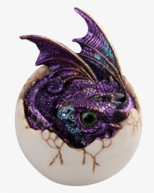 Purple Hatching Wyrmling Statue - Dragon Egg, HD Png Download, Transparent PNG