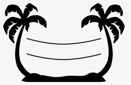 Volleyball Beach Clipart Palm Tree Clip Art Free Transparent - Palm Tree Svg File, HD Png Download, Transparent PNG